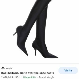 S O L D ---Over the Knee Balenciaga